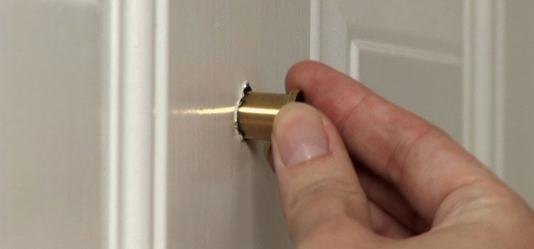 peephole door repair in North Fair Oaks