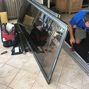 sliding glass door frame repair North Fair Oaks